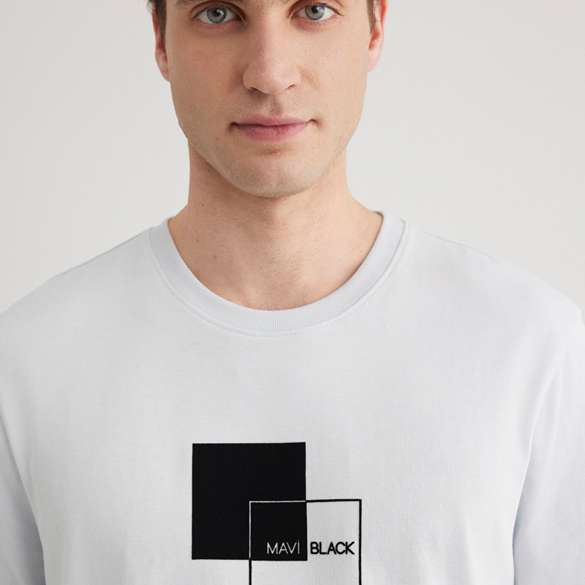 Mavi Mavi Black Baskılı Mavi Tişört Regular Fit / Normal Kesim 0612543-70793