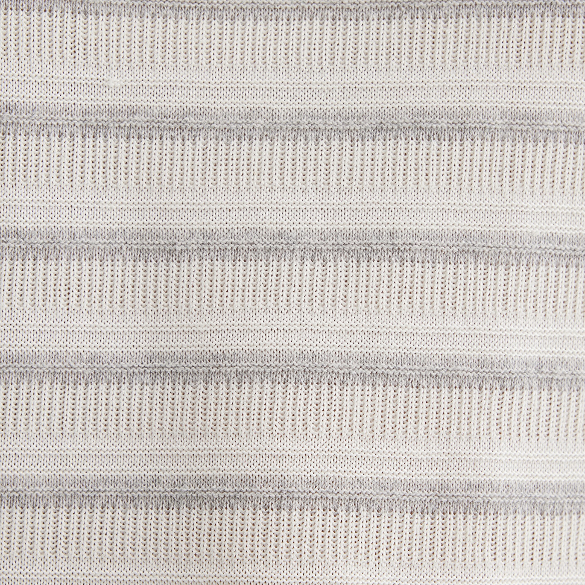 Mavi Gri Çizgili Ekru Tişört Slim Fit / Dar Kesim 1612126-88146