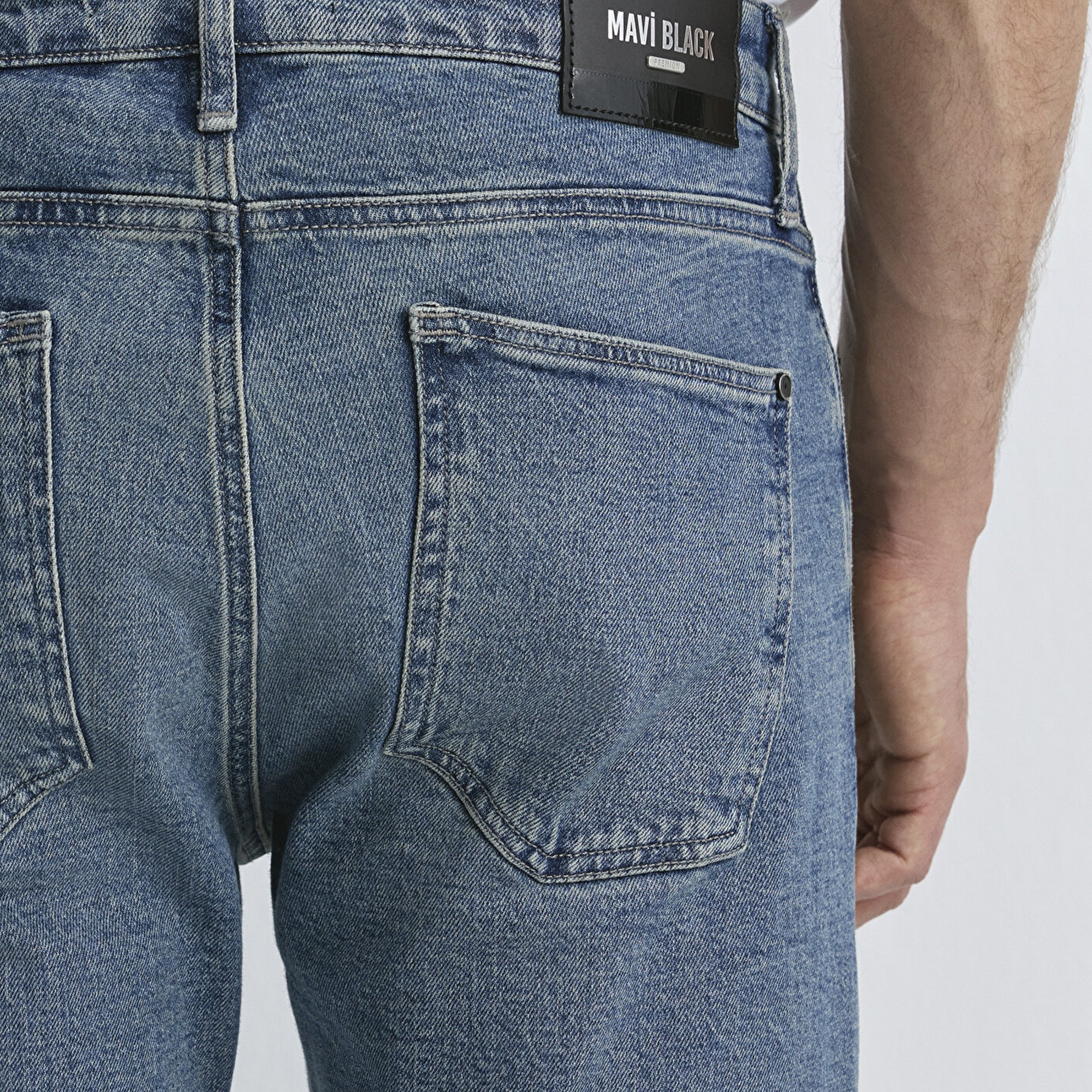 Mavi Milan Mavi Black Puslu Mavi-Gri Jean Pantolon 0081089344