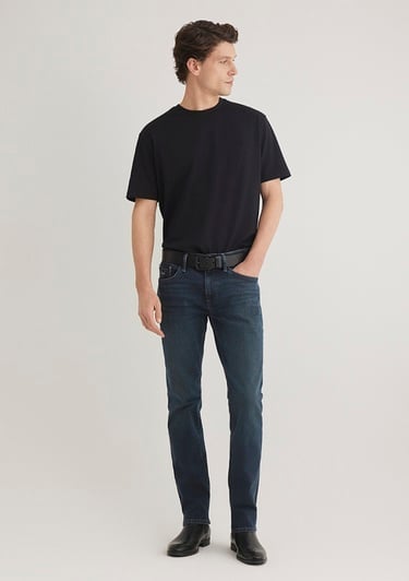  Mavi Marcus Lux Black Puslu Koyu Mavi Jean Pantolon 0035189351