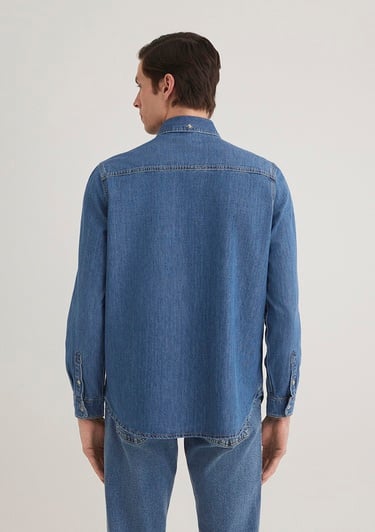  Mavi Jayden Classic Denim Indigo Mavisi Jean Gömlek Regular Fit / Normal Kesim 0211065-89294
