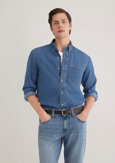  Mavi Jayden Classic Denim Indigo Mavisi Jean Gömlek Regular Fit / Normal Kesim 0211065-89294