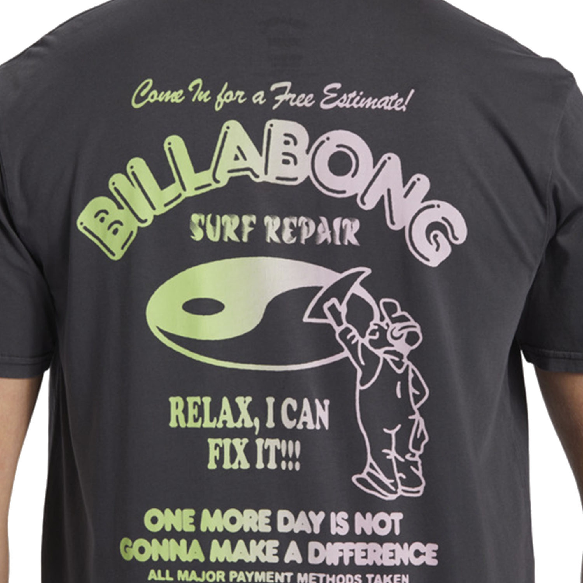 Billabong Relax Ss Ww Erkek Siyah Tişört