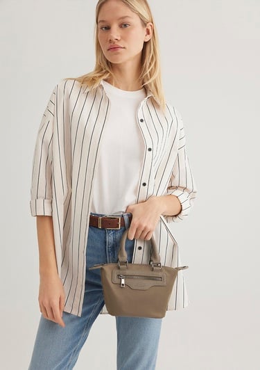  Mavi Kahverengi Çapraz Çanta 1913020-34056