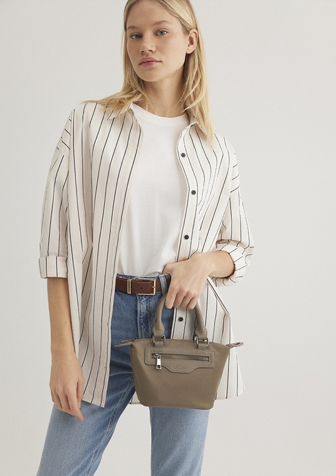  Mavi Kahverengi Çapraz Çanta 1913020-34056