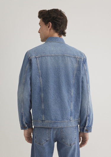  Mavi Drake Classic Denim Puslu Indigo Mavi Jean Ceket 010143-89136