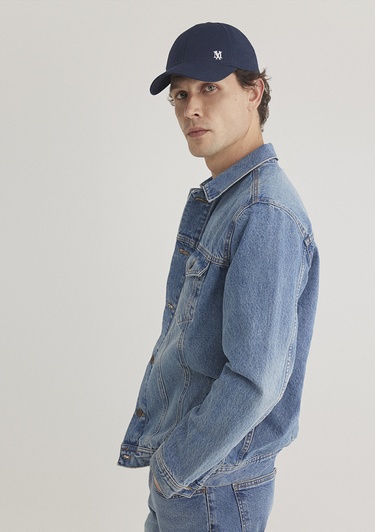  Mavi Drake Classic Denim Puslu Indigo Mavi Jean Ceket 010143-89136