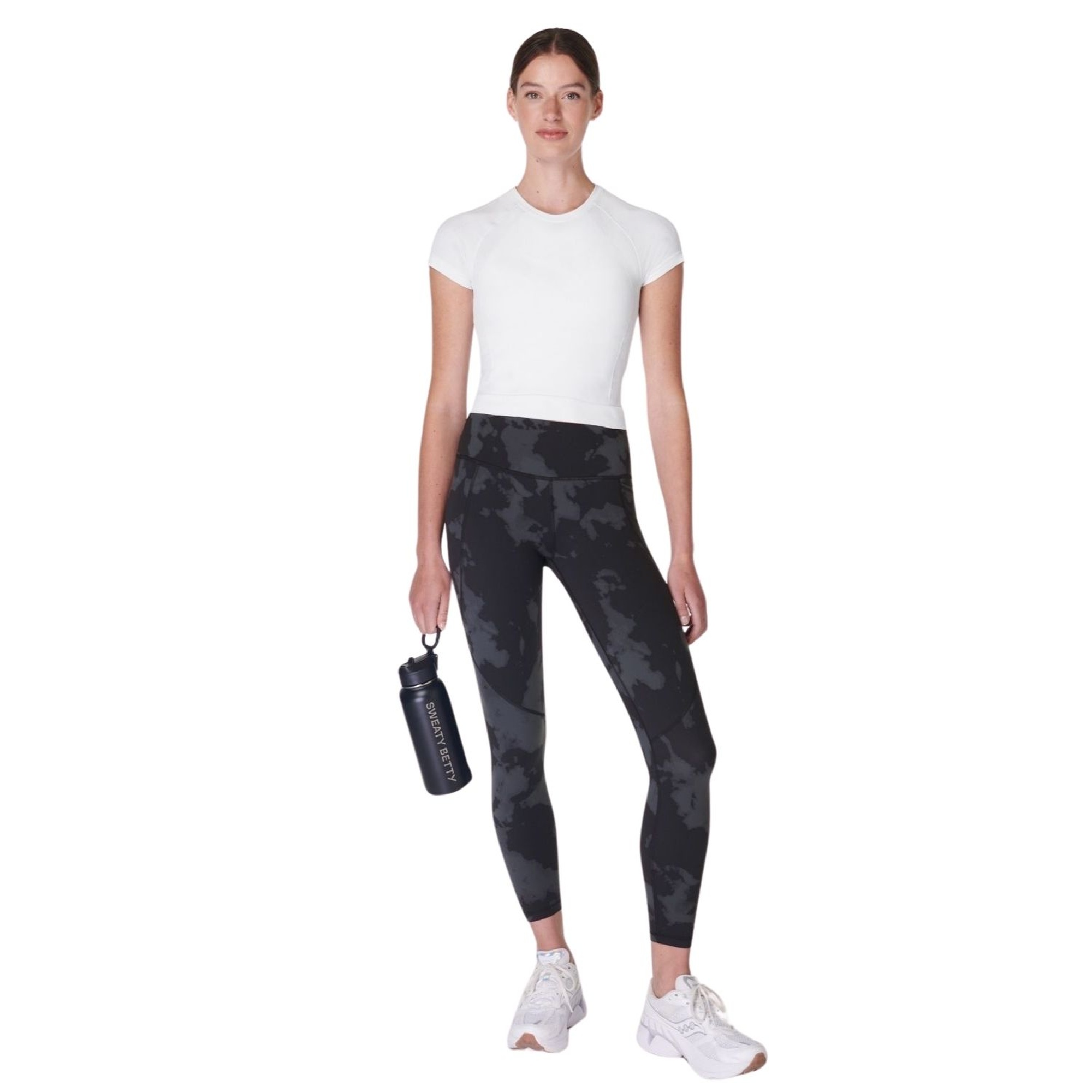 Sweaty Betty Power Workout Leggings Kadın Siyah Fitness Tayt