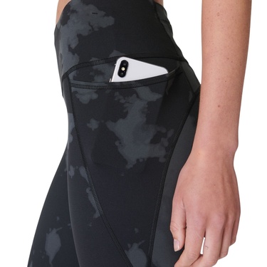  Sweaty Betty Power Workout Leggings Kadın Siyah Fitness Tayt