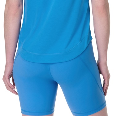  Sweaty Betty Power 6 Biker Shorts Kadın Mavi Koşu Şortu