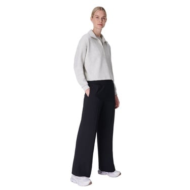  Sweaty Betty Explorer Wide Leg Track Pant Kadın Siyah Pantolon