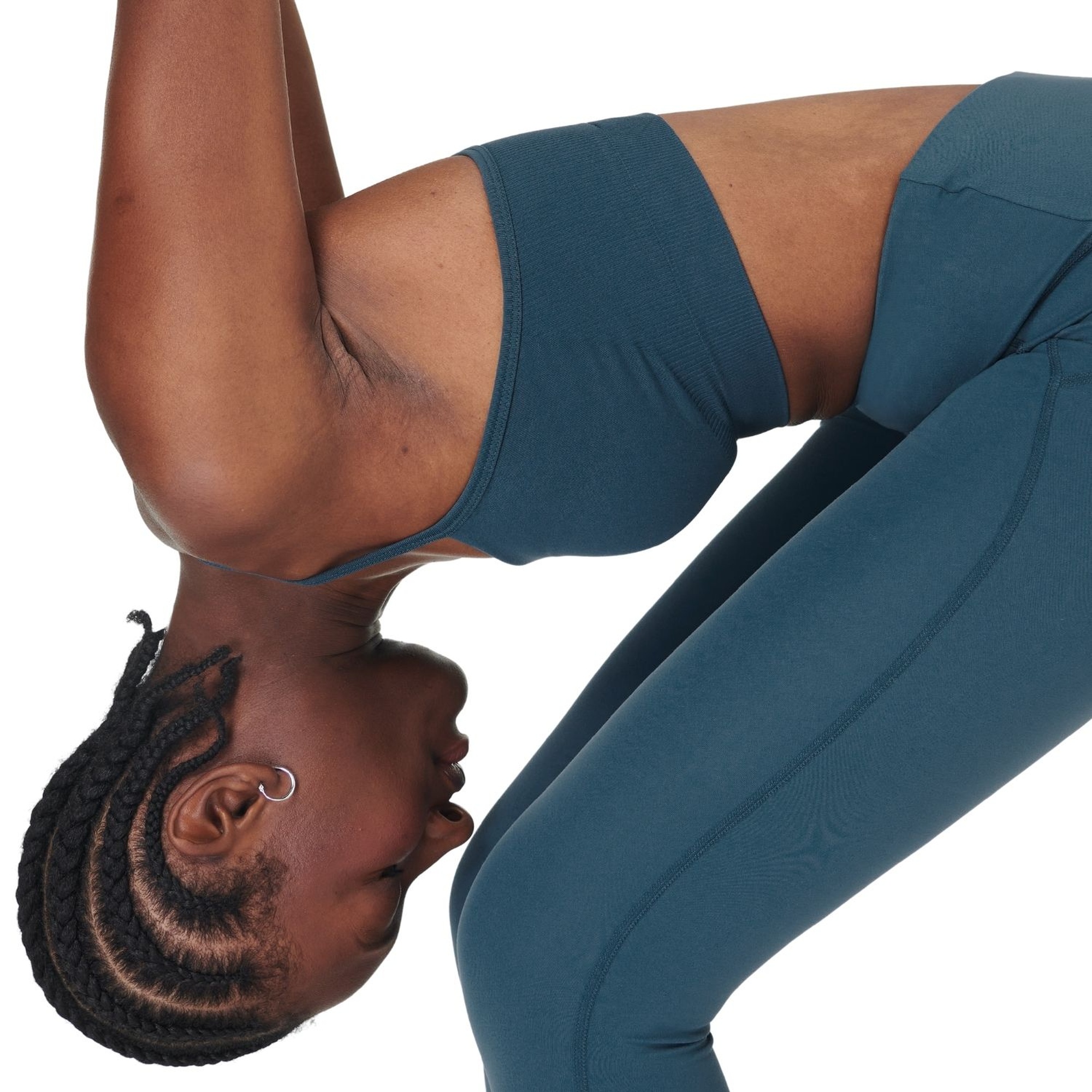 Sweaty Betty Spirit Restored Seamless Kadın Mavi Yoga Bra