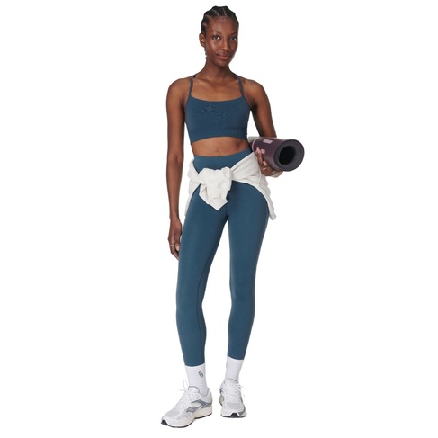  Sweaty Betty Spirit Restored Seamless Kadın Mavi Yoga Bra