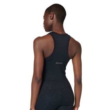  Sweaty Betty All Day Cropped Kadın Siyah Tank Top