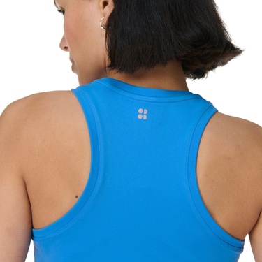  Sweaty Betty Athlete Seamless Workout Kadın Mavi Tank Top