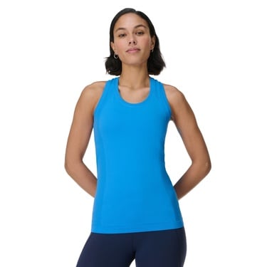  Sweaty Betty Athlete Seamless Workout Kadın Mavi Tank Top