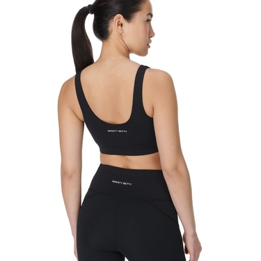  Sweaty Betty All Day Active Bralette Kadın Siyah Fitness Bra