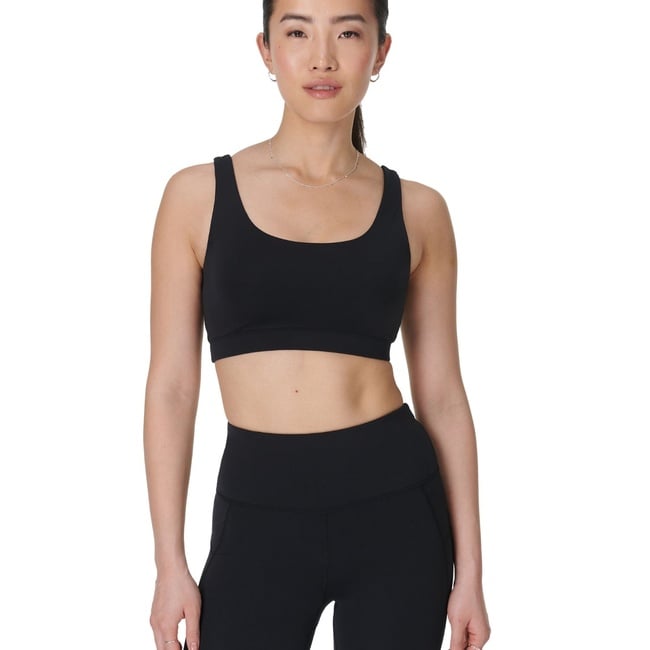  Sweaty Betty All Day Active Bralette Kadın Siyah Fitness Bra