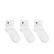 Sweaty Betty Essentials Mini Crew Socks 3 P Kadın Beyaz Çorap