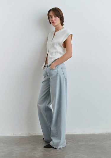  Mavi Siena Iconic Puslu Açık Mavi Jean Pantolon 1010763-89244