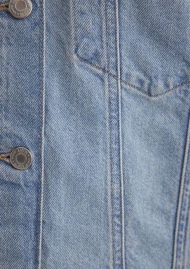  Mavi Luna 90lar Açık Mavi Jean Ceket 1110177-89165