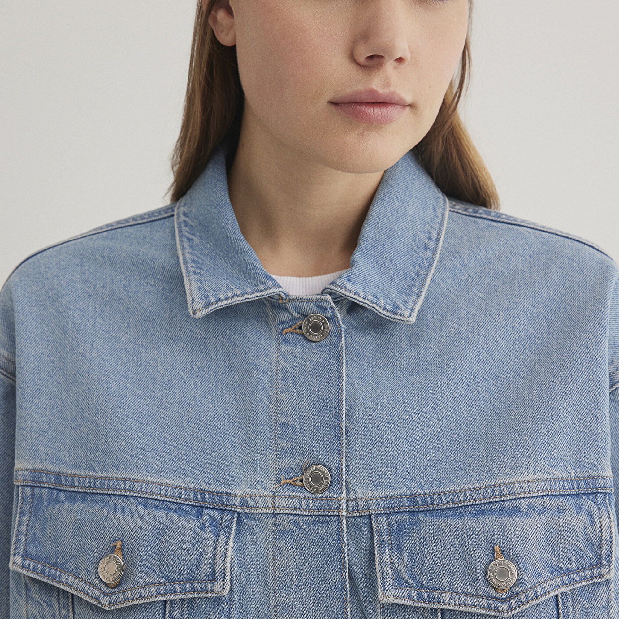 Mavi Luna 90lar Açık Mavi Jean Ceket 1110177-89165