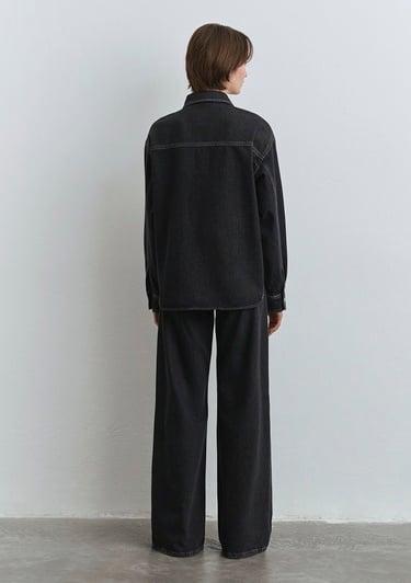  Mavi Bekka Classic Denim Antrasit Jean Gömlek Boyfriend 1211000-89238