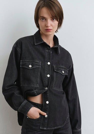  Mavi Bekka Classic Denim Antrasit Jean Gömlek Boyfriend 1211000-89238