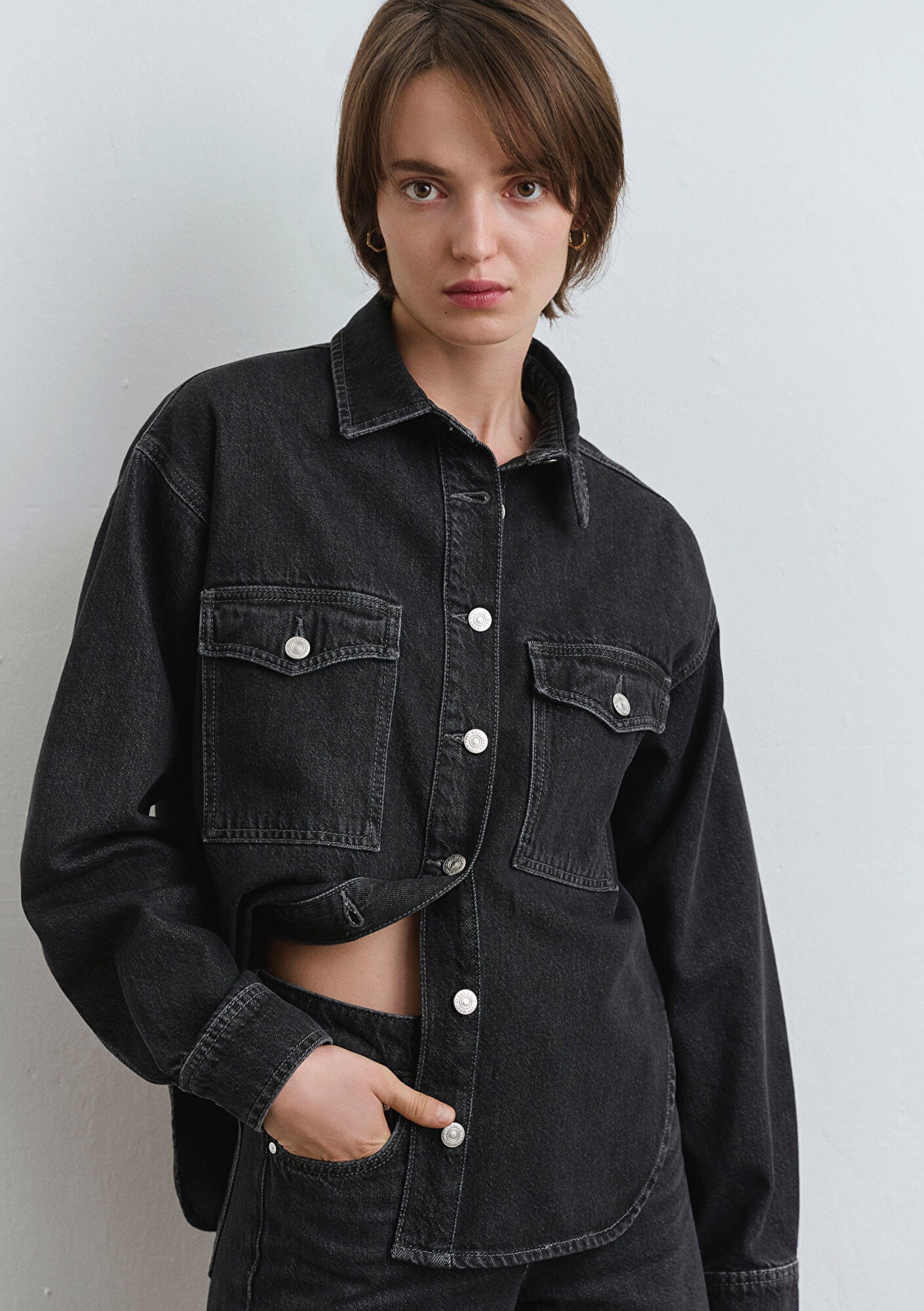  Mavi Bekka Classic Denim Antrasit Jean Gömlek Boyfriend 1211000-89238