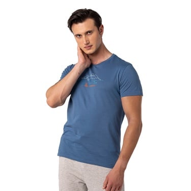  Merrell Tamp Erkek Mavi Tişört