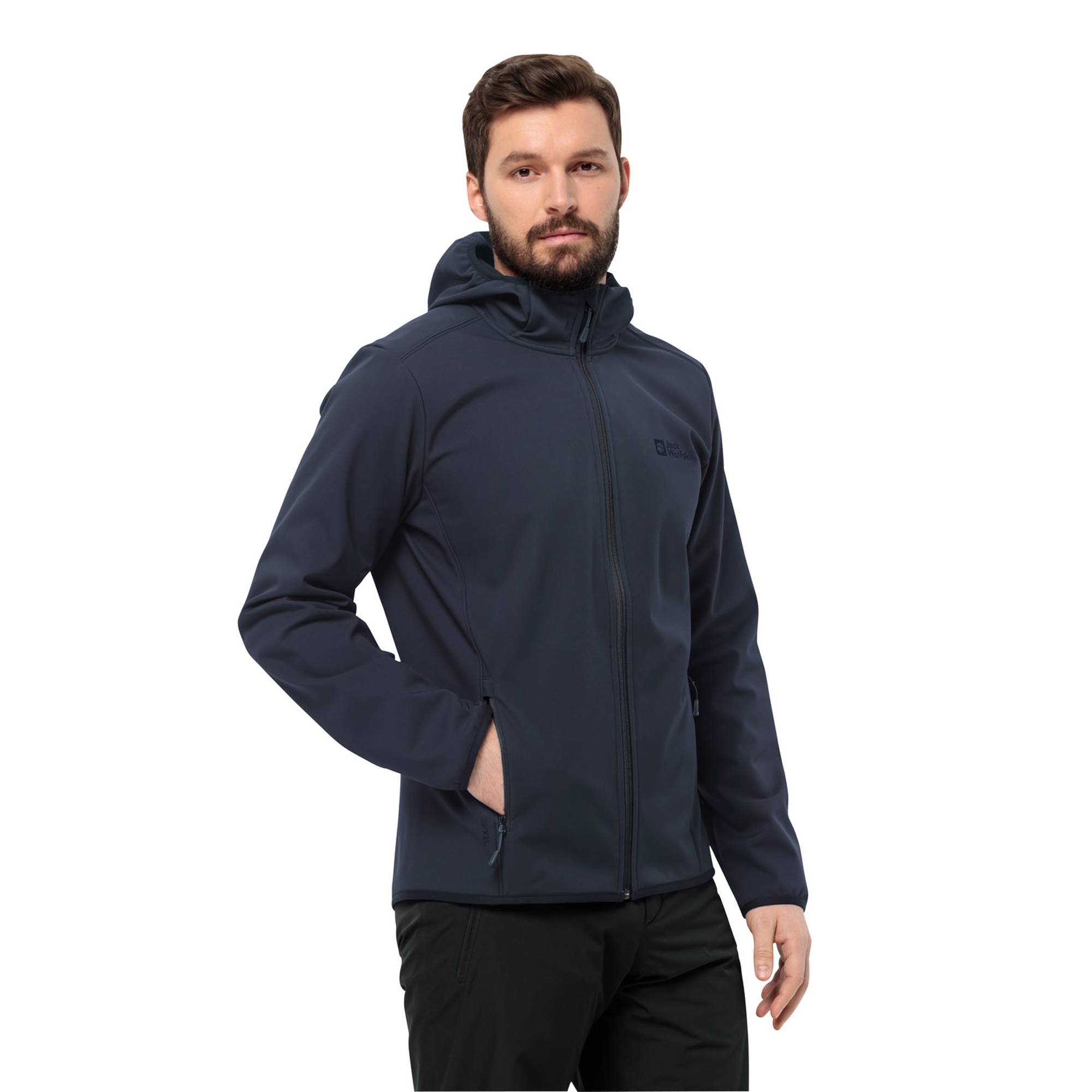 Jack Wolfskin Bornberg Hoody Erkek Turuncu Softshell