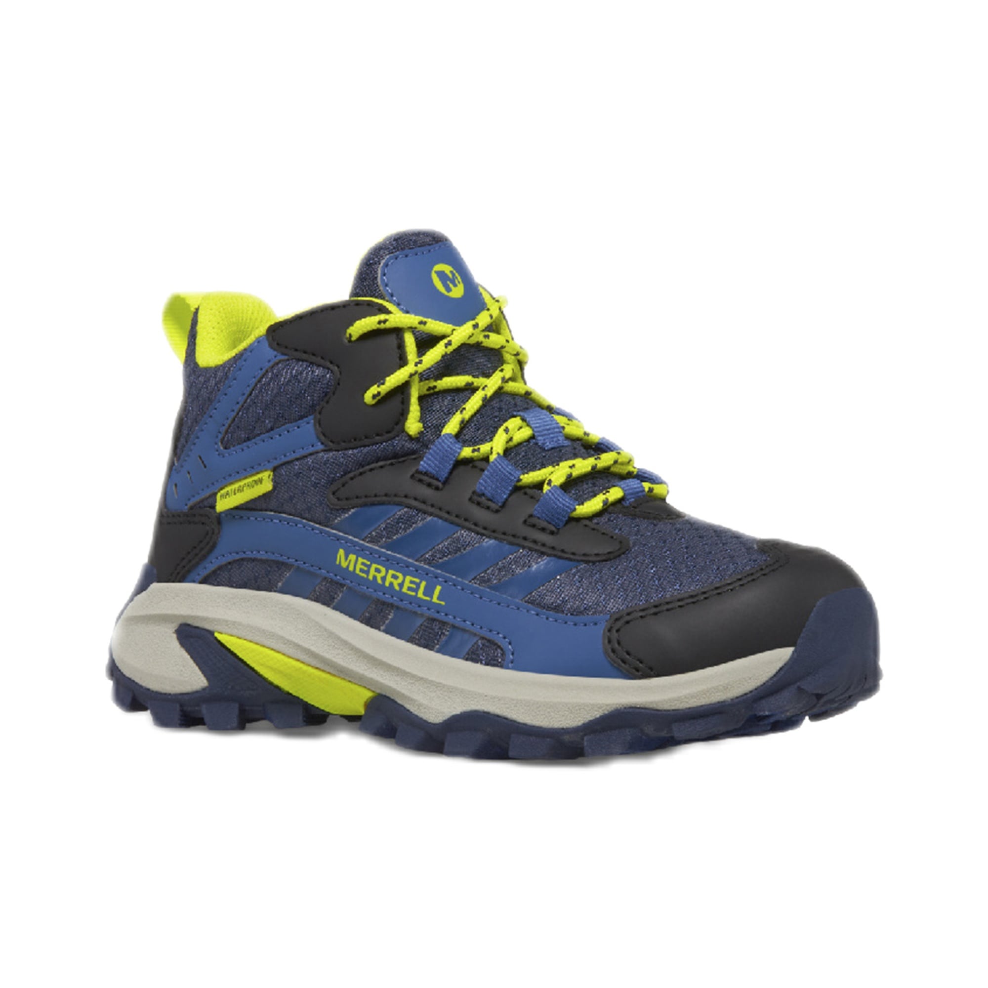 Merrell Moab Speed 2 Mid Wtrpf Unisex Çocuk Mavi Bot