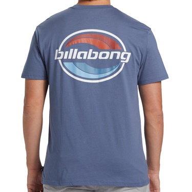  Billabong Walled Ss Erkek Mavi Tişört