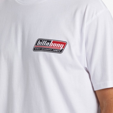  Billabong Walled Ss Erkek Beyaz Tişört