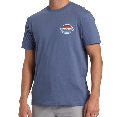  Billabong Walled Ss Erkek Mavi Tişört