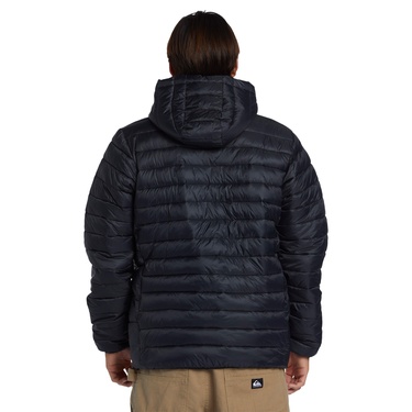  Quiksilver Scaly Hood Erkek Siyah Ceket