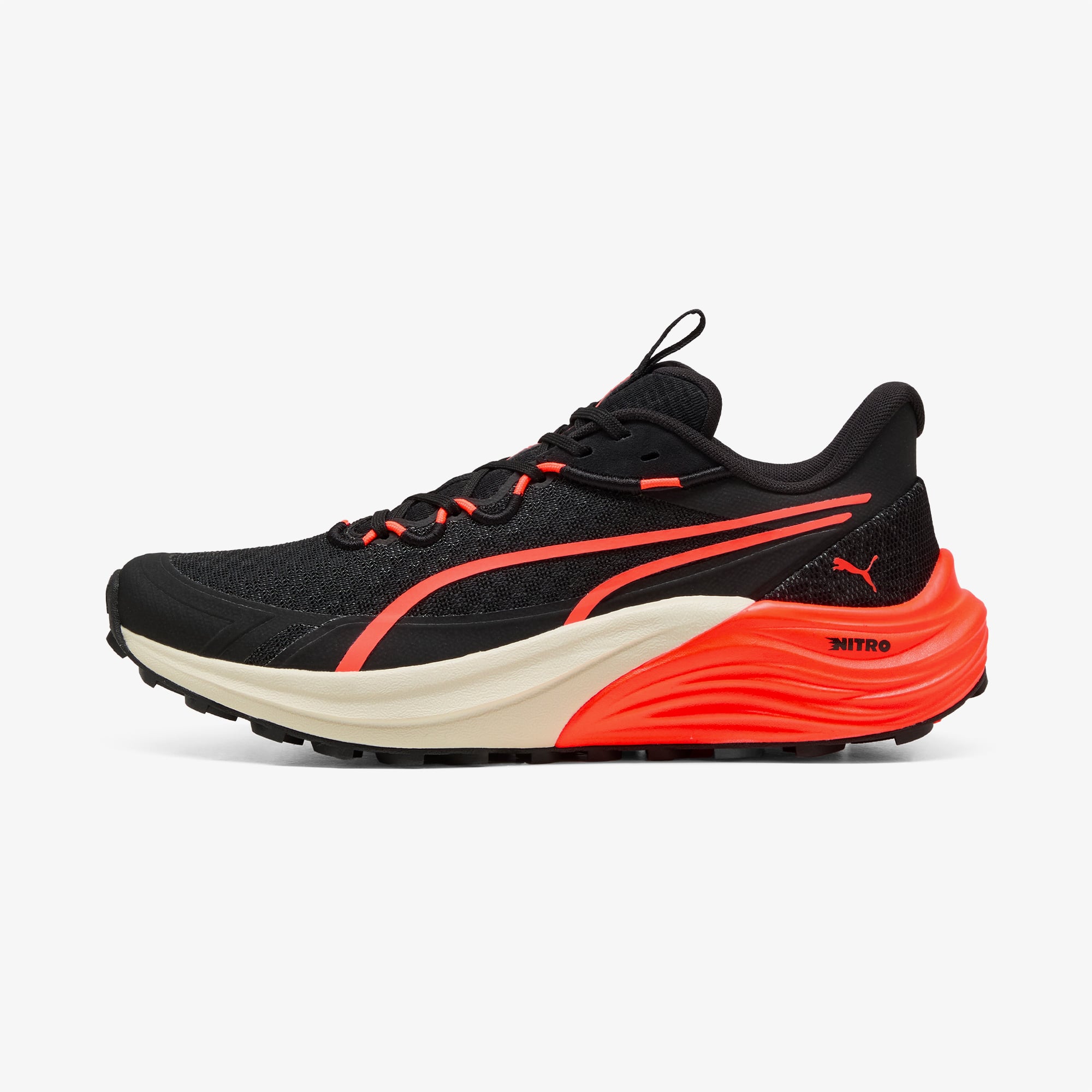Puma Puma Electrify Nitro 4 Trail Erkek Siyah Koşu Ayakkabısı Sneaker | FashFed Siyah - 5. görsel