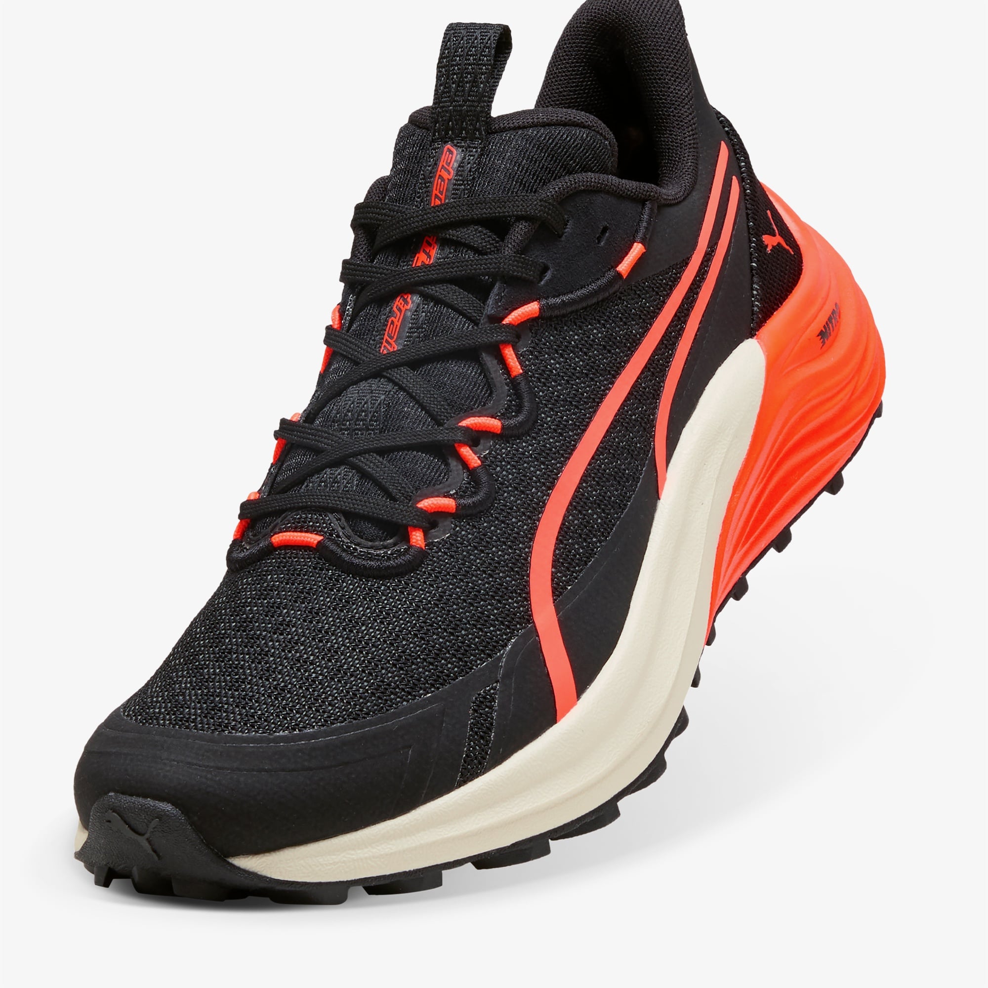 Puma Electrify Nitro 4 Trail Erkek Siyah Koşu Ayakkabısı