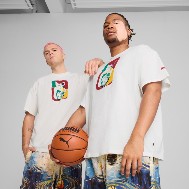  Puma Dylan Exhibit iv Erkek Beyaz T-Shirt