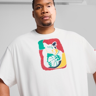  Puma Dylan Exhibit iv Erkek Beyaz T-Shirt