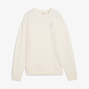  Puma Ess Elevated Comfort Crew Tr Kadın Krem Sweatshirt