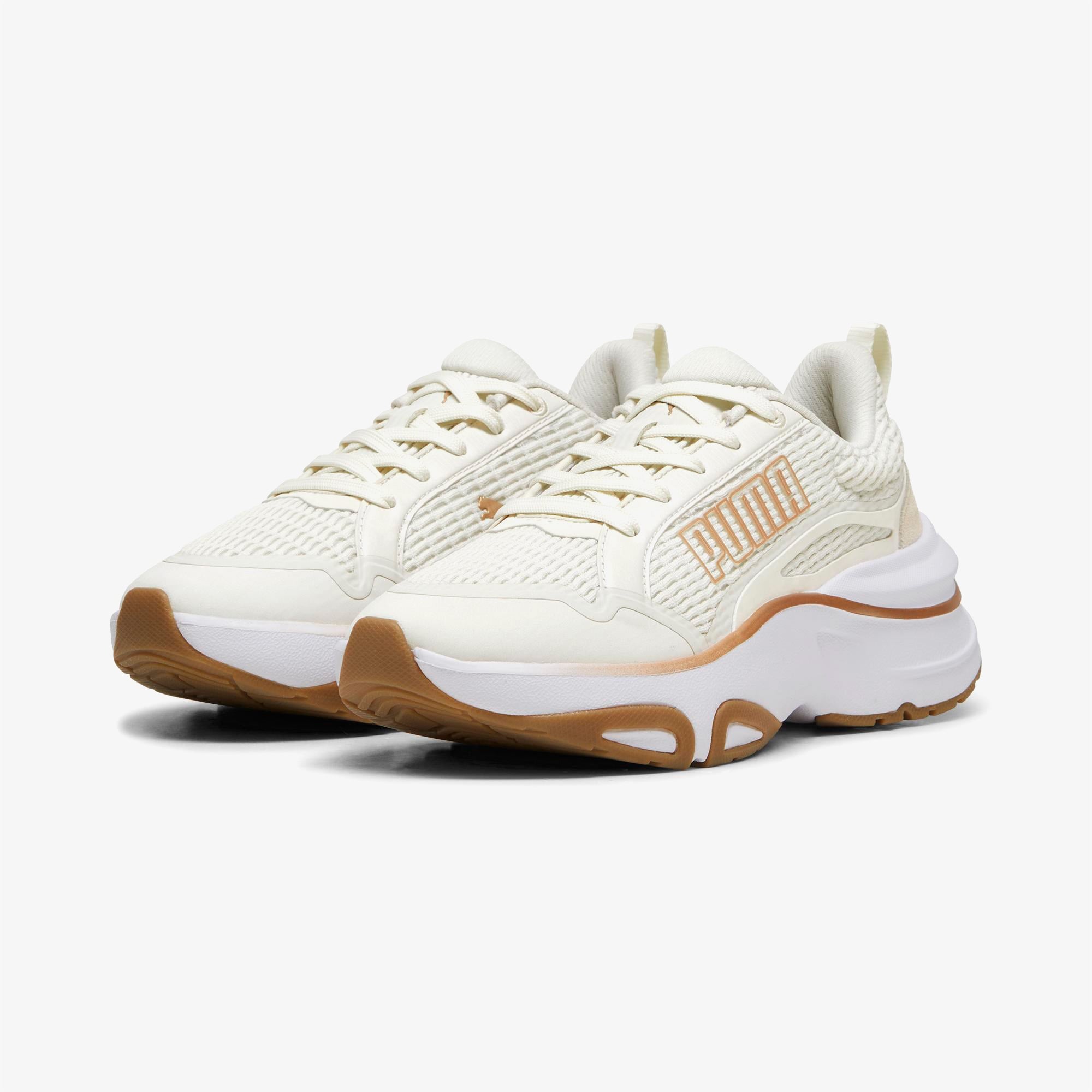 Puma Softride Divine Kadın Gri Koşu Ayakkabısı