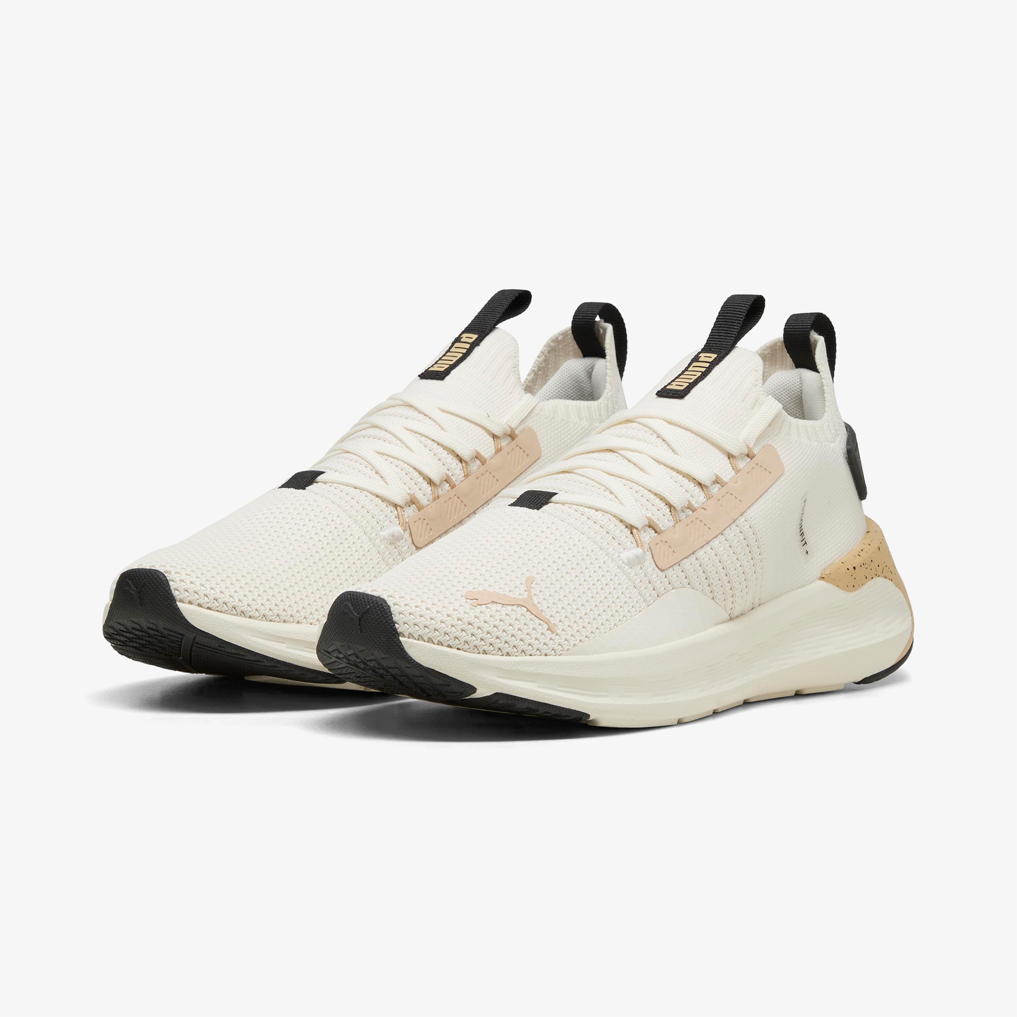 Puma Softride Symmetry Marble Wn Kadın Beyaz Koşu Ayakkabısı