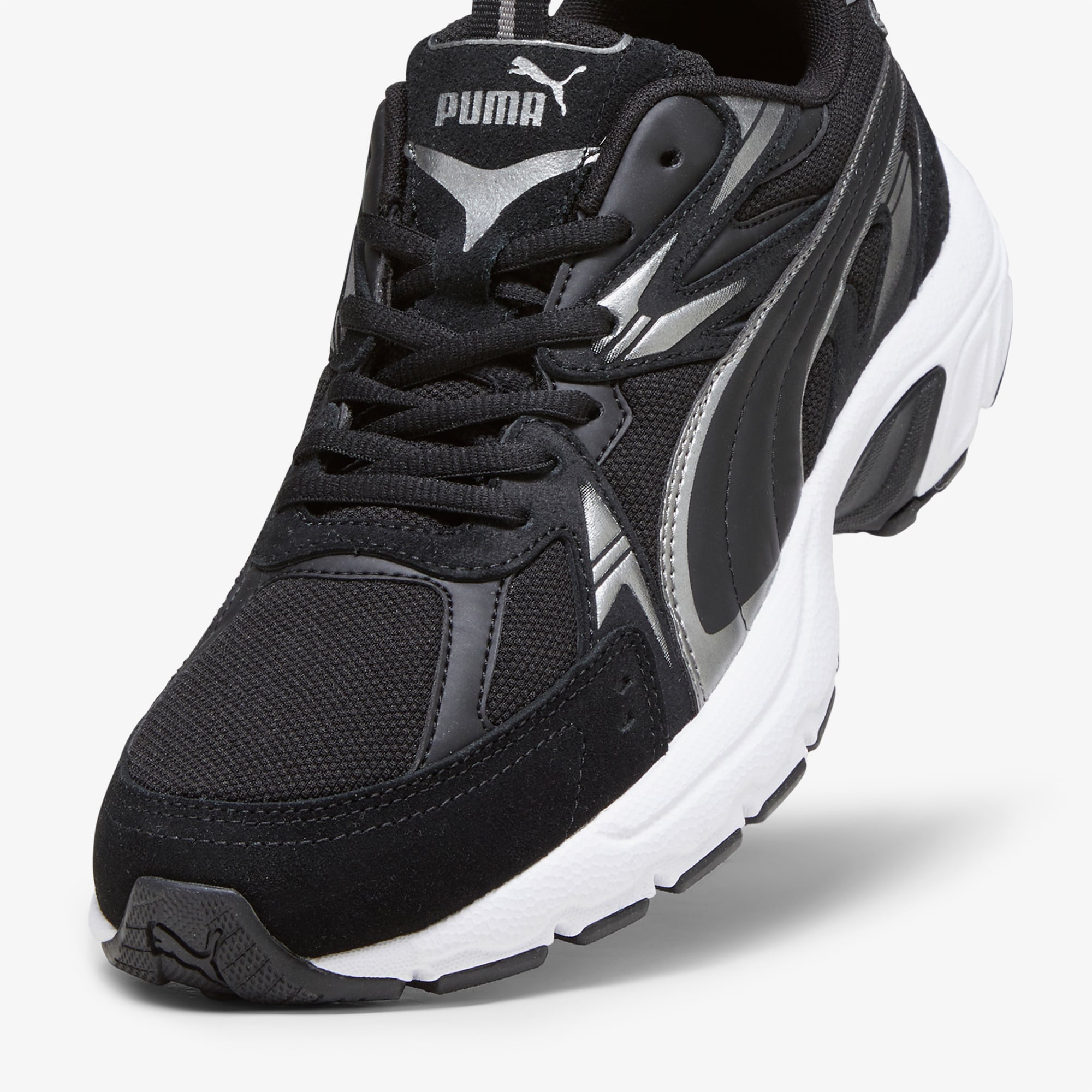 Puma Puma Milenio Tech Suede Kadın Siyah Spor Ayakkabı Sneaker | FashFed Siyah - 7. görsel