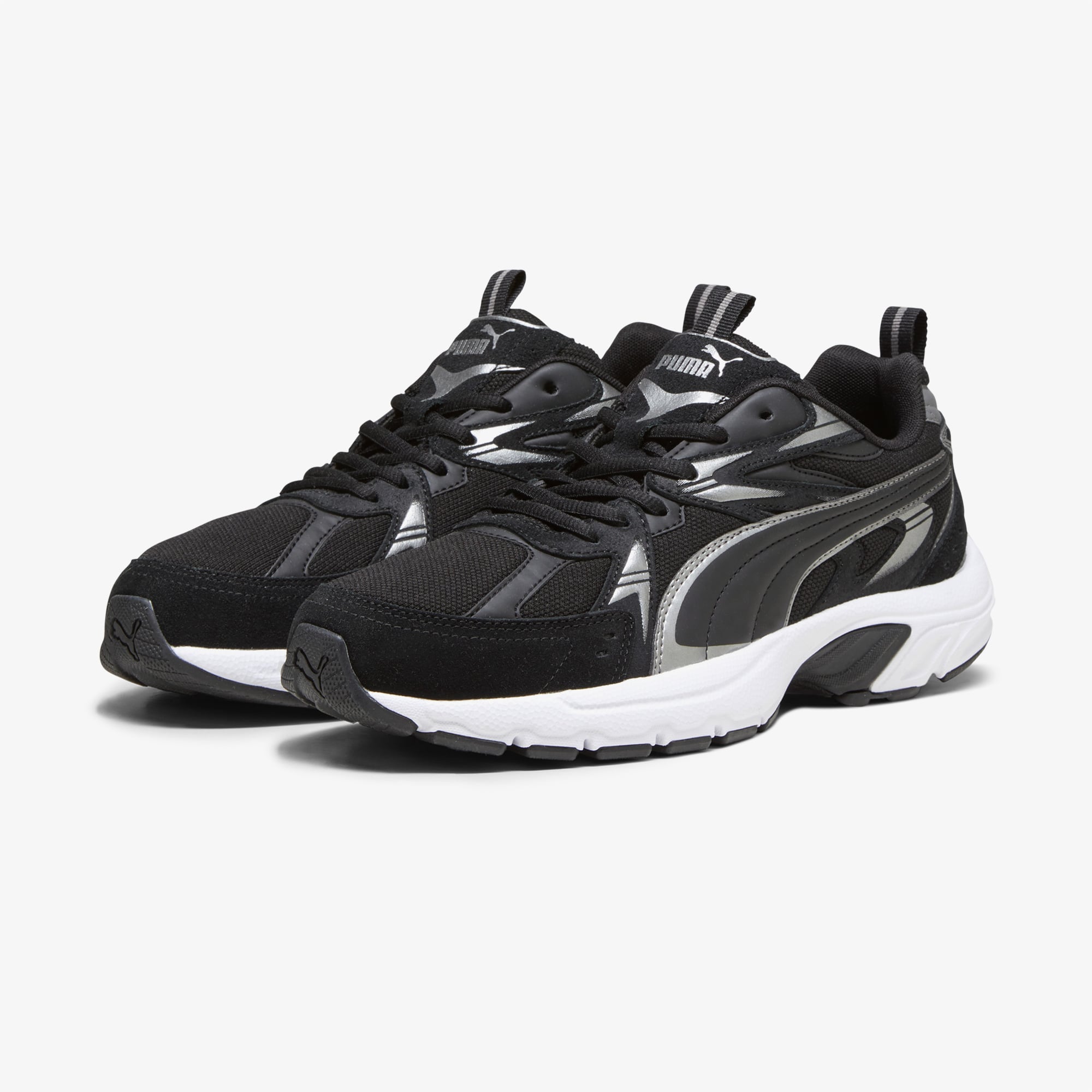 Puma Puma Milenio Tech Suede Kadın Siyah Spor Ayakkabı Sneaker | FashFed Siyah - 3. görsel