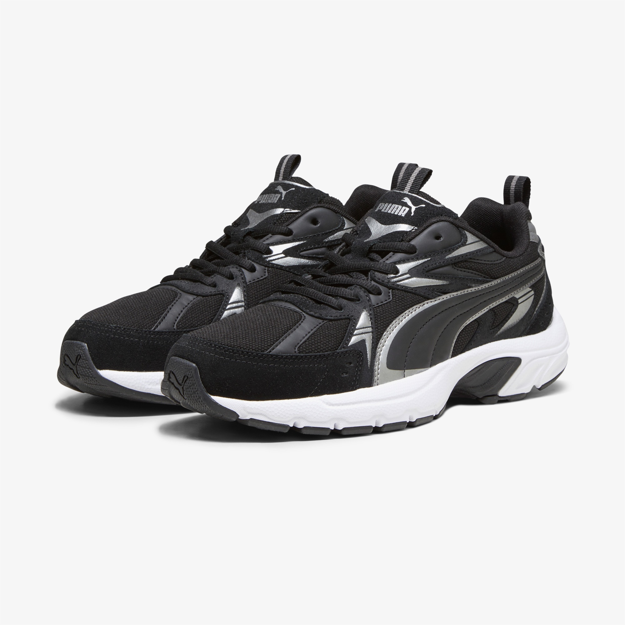 Puma Milenio Tech Suede Kadın Siyah Spor Ayakkabı