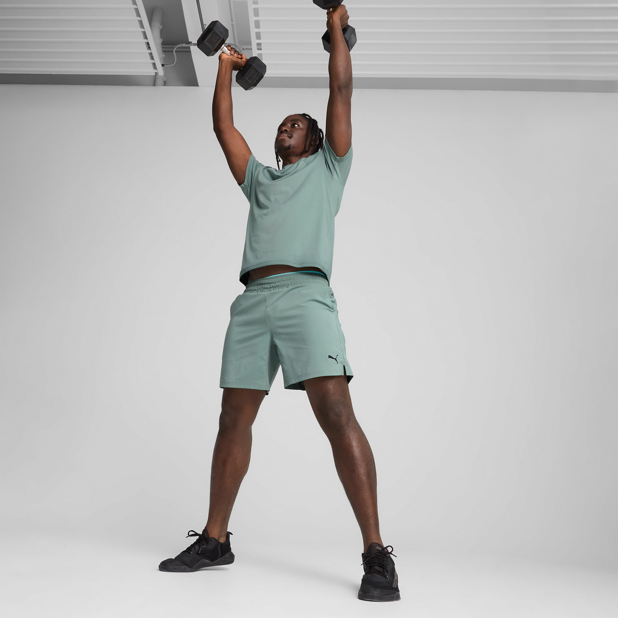  Puma Tad Essentials 7 Wven Erkek Yeşil Antrenman Şortu