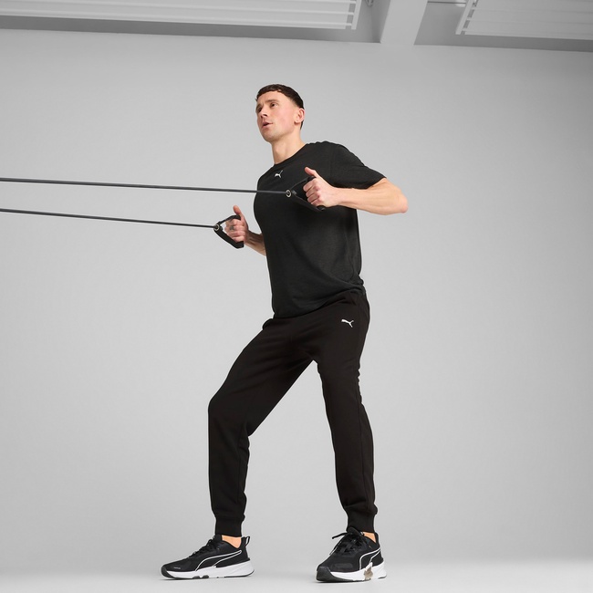  Puma Tad Ess French Terry Erkek Siyah Eşofman Altı