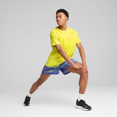  Puma Run Velocity (Poly) Erkek Sarı T-Shirt