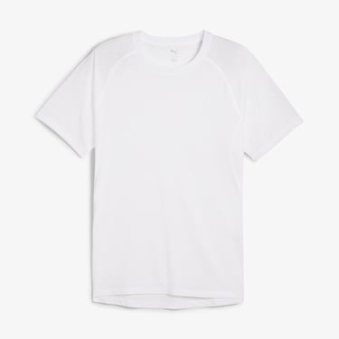  Puma Run Velocity Tri-Blend Erkek Beyaz T-Shirt